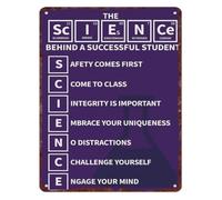 PAJPXPCD How to Be a Successful Student Metal Sign Exam Prep Test Taking Tip for Homeschool Room Learning Center 8 X 12 inch