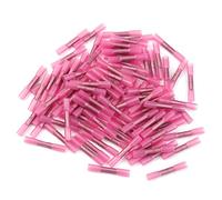 PAJPXPCD Juego de 50 terminales termorretráctiles for cables eléctricos, aislados e impermeables, con sello a tope, engarzados y retráctiles, 22-18