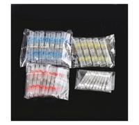 PAJPXPCD Kit de 50 terminales termorretráctiles for soldar, conectores de cables eléctricos, manguitos de soldadura