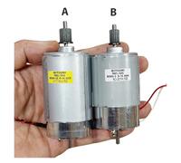 PAJPXPCD M36N-5E M36N-3 DC 24V 12V Dual Shaft 36mm Large Torque Mute Electronic Starter with Gear For Printer DIY Generator