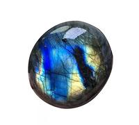 PAJPXPCD Piedra de cristal de labradorita reflectante de cuarzo natural mágico natural, decoración del hogar, cristales de piedra lunar azul, 9-10CM, Ágata