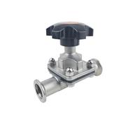 PAJPXPCD Válvula de vacío manual KF50, conexión de brida con abrazadera de vacío de acero inoxidable 304