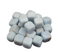 PAJPXPCD Zhenghong - Cubo de angelita azul natural de 100 g, piedras preciosas de cuarzo para decoración del hogar, 100g bulk, Ágata
