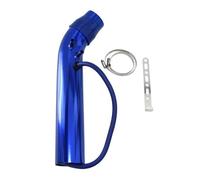 PAKAGVTTB Manguera Entrada Admisión Aluminio Universal 76mm para Tubo Inducción Turbo Entrada Aire Frío Coche(Blue)