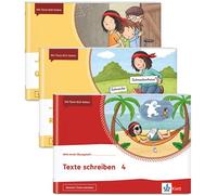 Paket Deutsch 4: 3 Hefte im Paket: Richtig schreiben, Grammatik üben, Texte schreiben Klasse 4