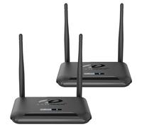 PAKITE Transmisor y receptor HDMI inalámbrico, bucle HDMI, extensor remoto IR, alcance de 200 m, 1 TX a 4 RXs, 1080P 60 Hz, transmisión de video desde STB, portátil, PC, YouTube a TV, proyector