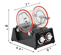 PAKJEL KT2000 KT6808 Mini Vaso Giratorio 1Kg 5Kg joyería Barril pulidor de Superficie Herramientas de Acabado (Color : Capacity - 1 kg)