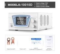 PAKLIF Fuente de alimentación DC Ajustable 60V 20A Fuente de Banco de Laboratorio Subbeta estabilizada Power 30V 10A AC 220 110 50 0W 1000W DIY(100V 10A)