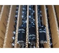 PAKMEZ 10 condensadores de 120 uF, 200 V, 12,5 x 25 mm