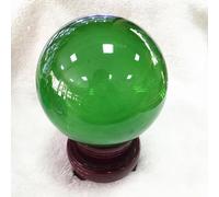 PAKMEZ Colored Crystal Balls Home Crystal Ornaments Glass Balls Creative Crystal Crafts,Green,150mm Obelisco