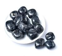 PAKMEZ Piedra rodante de Cristal Natural de 50g, espécimen de Grava de 27 Colores, Piedra Pulida Cuadrada for Acuario, pecera, decoración del hogar, labradorita, 50g Obelisco