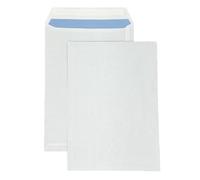 PAKNOR® 50 sobres blancos DIN C4, 229 x 324 mm, 90 g, sin ventana, solapa recta, cierre autoadhesivo, sobres grandes, formato A4, color marrón, sobres C4 (blanco, C4)