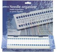 Pako Organizador para almacenamiento Organizador de agujas - Accesorios de punto de cruz - Para aguja de bordado - con 10 tarjetas de códigos en blanco