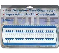 Pako Organizador para almacenamiento Organizador de hilo - Accesorios de punto de cruz - Para hilo de bordado - con 10 tarjetas de códigos en blanco