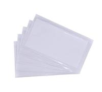 Pakomat, 50 carteras autoadhesivas transparentes de carga DIN DL 24 x 13 cm, 50 unidades, bolsas transparentes autoadhesivas para documentos, facturas, para cartas de embarque, certificados, facturas