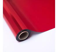 Pakot - Bobina de Polipropileno Metalizado para Envolver Regalos y Cestas Rollo 70 cm x 50 m Celofán Metálico Rojo para Embalaje Profesional en Tiendas, Floristería y Presentación de Regalos
