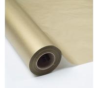 PAKOT | Bobina Papel Seda Oro de Lujo - 70cm x 100m - Rollo Grande para Regalos Manualidades Embalaje Productos Delicados y Decoración Elegante