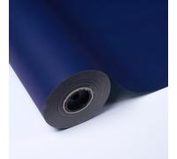 PAKOT Papel de Regalo Kraft Azul Marino en Rollo Bobina 70 cm x 50 m para Envolver Regalos, Manualidades y Embalaje Comercial