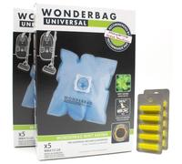 PakTrade 10 Bolsas de Aspiradora + 10 Fragancias Compatible con Rowenta Silence Force Upgrade - RO472301/410, RO472301/411, RO472311/410 | 10 Bolsas, Refrescador de Aire, Accesorios, Repuestos