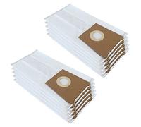 PakTrade 10 Microfibra Bolsas de Aspiradora para Bosch Ventaro PSM 1400, Bosch Elektrowerkzeuge Ventaro PSM1400, Ventaro PSM1400A, Rectificadora - Compatible con 2605411225