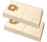 PakTrade 10 Microfibra Bolsas de Aspiradora para Kärcher T 10/1 ADV, Eco!Efficiency, Professional