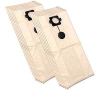 PakTrade 10 Microfibra Bolsas de Aspiradora para MAKITA 440, 445, 445x, 83132B8I, 83133B8K, MAKI83132B8I