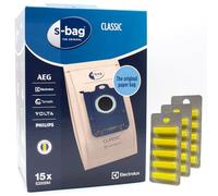 PakTrade 15 Bolsas de Aspiradora + 15 Aromas Compatible con AEG-Electrolux XXL62, XXLAirMax, XXLTT11, XXLTT12, XXLTT14, XXM, Z 2095, Z 3300, Z 3395 | 15 Bolsas, Ambientadores, Accesorios, Repuestos