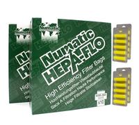 PakTrade 20 Bolsas de Aspiradora + 20 Aromas Compatible con Numatic NVE-3, NVE-370, NVH-370, NVH-380, NVM-2BH, NVM2BH, NVP-370 | 20 Bolsas, Filtros, Ambientadores, Accesorios, Repuestos