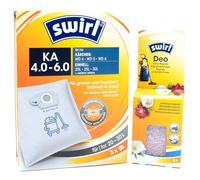 PakTrade 3 Bolsas para Aspiradora + Perlas Desodorante Compatible con Kärcher WD 2.500 M, WD 4, WD 4 Car Kit | Compatible con Swirl KÄ4-6 - KÄ 4-6 | 3 Bolsas, Ambientador, Accesorios, Repuestos