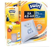 PakTrade 6 Bolsas para Aspiradora + Perlas Desodorante Compatible con Kärcher WD 2.500 M, WD 4, WD 4 Car Kit | Compatible con Swirl KÄ4-6 - KÄ 4-6 | 6 Bolsas, Ambientador, Accesorios, Repuestos