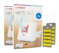 PakTrade 8 Bolsas para Aspiradora + 10 Ambientadores Compatible con Bosch BSGL5ZOOO1, BSGL5ZOOO1/02, BSGL5ZOOO1/09, BSGL5ZOOO2/02, BSGL5ZOOO3/02 | 8 Bolsas, Ambientador, Accesorios, Repuestos