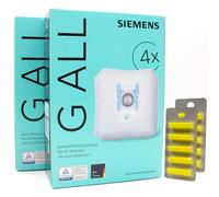 PakTrade 8 Bolsas para Aspiradora + 10 Ambientadores Compatible con Siemens Super M Electronic, Super M Electronic 720, Super M Junior 600 | 8 Bolsas, Ambientador, Accesorios, Repuestos