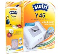 PakTrade 8 Bolsas para Aspiradora + Perlas Desodorante Compatible con Severin BR 7932 (Start 2006), SB 9095 | Compatible con Swirl Y45 - Y 45 | 8 Bolsas, Ambientador, Accesorios, Repuestos