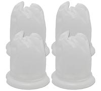 PakTrade Juego de 4X filtros de Suciedad adecuados para Vorwerk Kobold VC100 - VC 100 Aspirador inalámbrico | 4 Piezas | Unidad de Filtro Filtro de protección del Motor | Repuestos y Accesorios