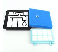 Juego de filtros Filtro de alergia + Filtro de Motor + Filtro de Espuma Apto para Philips FC 8010/01, 8010/02, 9328/09, 9329/09, 9329/19, FC 9328-9334 | Juego de filtros de Repuesto