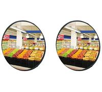 PAL | Espejo convexo interior de seguridad ø60. Los espejos interiores son especialmente adecuados para la supervisión en tiendas, mercados, porterías (2- Espejos)