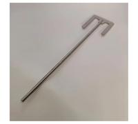 pala agitadora， 1 paleta agitadora tipo E de acero inoxidable 304, hoja 40-120 mm, varilla 300-500 for laboratorio(120x8x500mm)