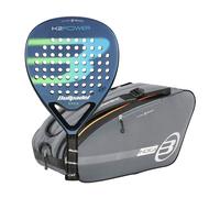 Pala BULLPADEL K2 POWER 2025 + Paletero BULLPADEL BPP-24015 TOUR Gris Oscuro 2024