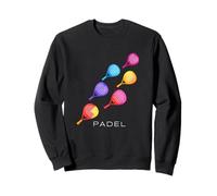 Pala Colorida Pádel Gráfico Atlético para Jugadores Sudadera