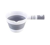 Pala de agua plegable - Pala compacta con gancho para colgar | Cuchara multiusos para baño, uso en cocina, tareas de jardín, cocina, ducha y uso diario de baño