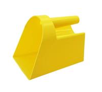Pala de alimentación para mascotas, mango ergonómico a prueba de derrames, cuchara de comida para pájaros, dispensador de tazas medidoras, herramienta de comida seca para animales, resistente para
