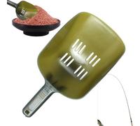 Pala de cebo, cuchara de fundición de , herramienta de lanzamiento antideslizante, pala de cebo resistente para pescadores, tilapia, principiantes, kayak, , playa, camping, al aire