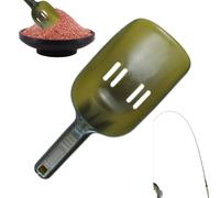 Pala de cebo, cuchara de fundición de , herramienta de lanzamiento antideslizante, pala de cebo resistente para pescadores, tilapia, principiantes, kayak, , playa, camping, al aire
