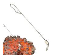 Pala de ceniza - Herramienta de limpieza con larga - Pala de ceniza y arañazos para chimenea y hoguera, barbacoa horno de pizza barbacoa barbacoa ahumado jardín