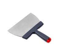 Pala de chocolate, accesorios de cocina, herramientas para hornear pasteles, raspador de masa, espátula de acero inoxidable con mango de polipropileno, jarabe de chocolate (estilo L A)