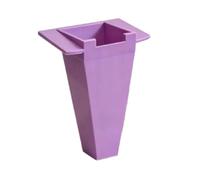 Pala de cuentas de fusión, cuchara de plástico para organizador de cuentas Perler, herramienta de arcilla de collage sin fugas, para manualidades y clasificación de cuentas, 13 cm (morado)