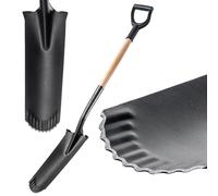 Pala de drenaje KADAX, pala puntiaguda con mango en D y mango, 124 cm