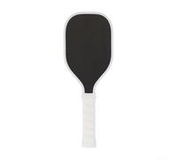 Pala de entrenamiento de pickleball diseñada para fortalecer la conciencia del punto de contacto a través de la alineación de puntos dulces y el equilibrio de peso (blanco)