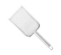 Pala de esparcimiento para Gatos - Colador de para Gatos, Pala para excrementos de Animales, Pala Resistente de Metal, colador de Malla Fina, Pala Ligera para una fácil eliminación de residuos