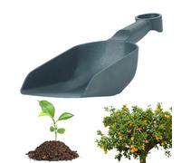 Pala de fondo - Pala de comida ergonómica engrosada | Pala de mano de jardín multifuncional, herramienta ligera para trasplantar, excavar, plantar y cultivar